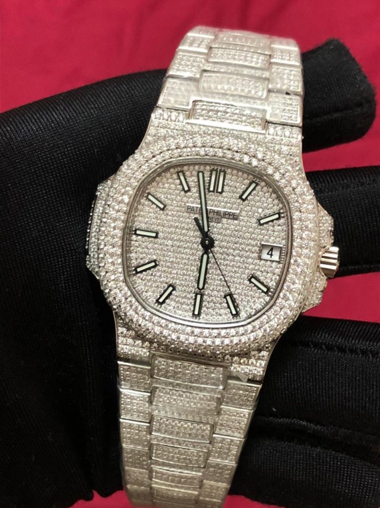 iced out patek philippe for sale