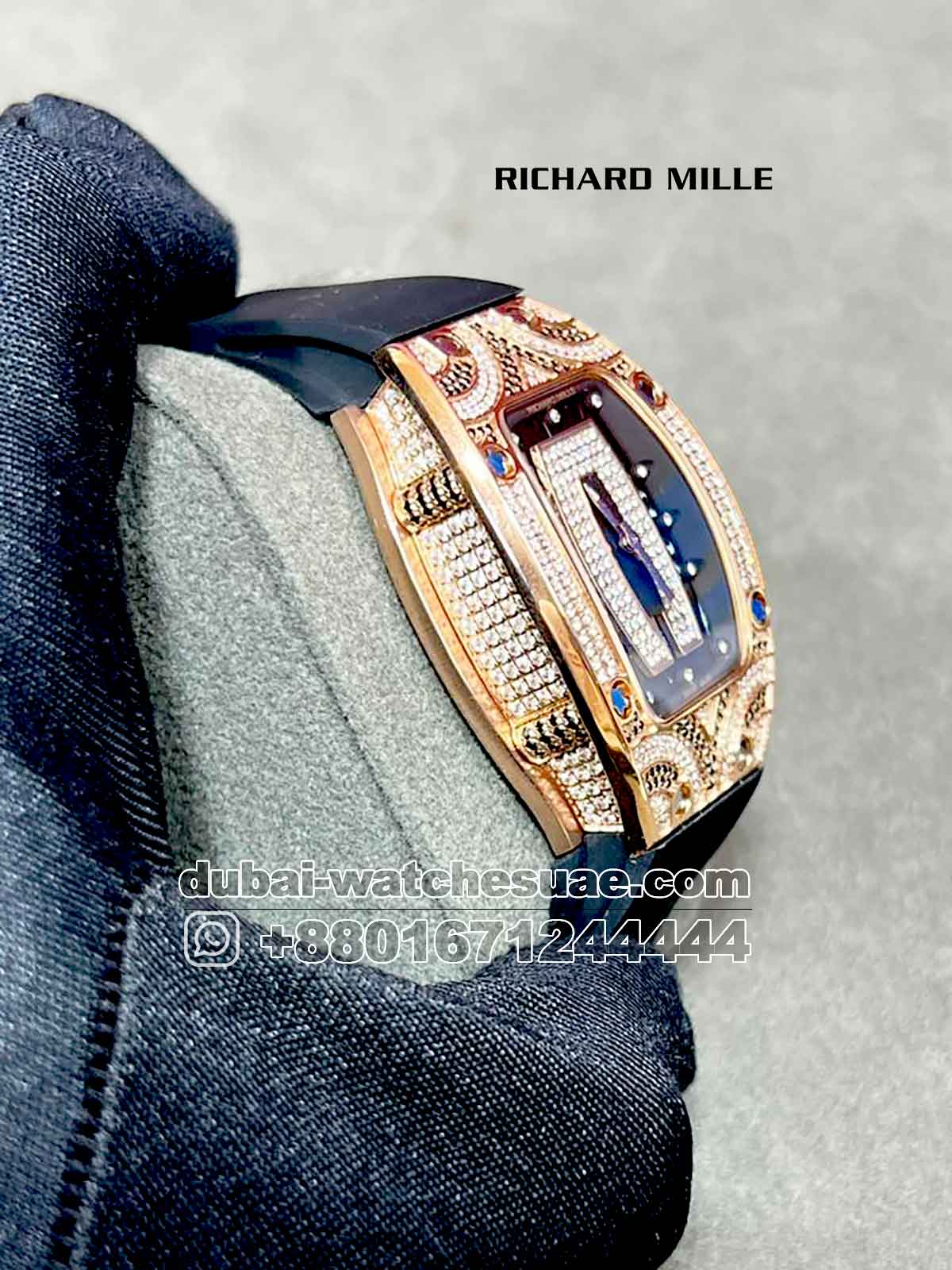 Superclone Richard Mille 007 Rose Gold 