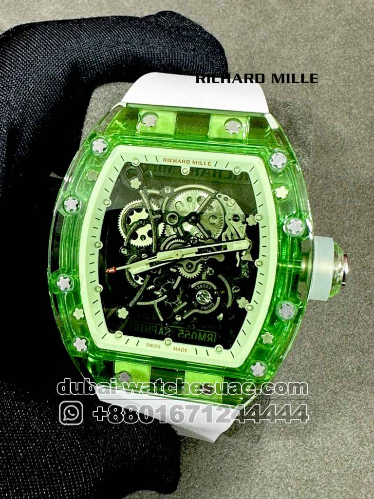 Copy Richard Mille  Rafa RM 055 Bubba Sapphire Green